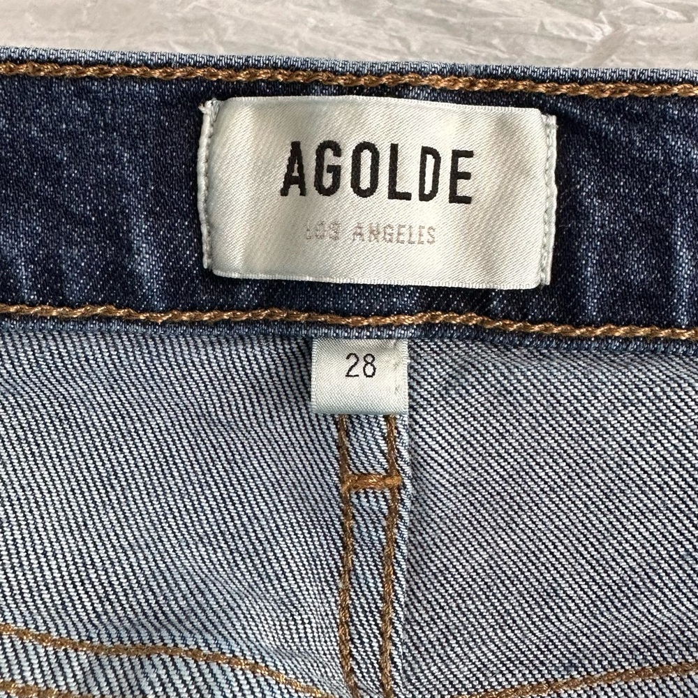 AGOLDE Kye Mid Rise Straight Ankle Jeans Size 28 - Picture 10 of 15